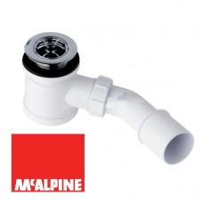 Сифон бутылочный McALPINE MRS2C для душевого поддона с выпуском 70мм отводной трубой O40/50мм