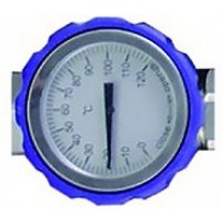 Кран шаровой с термометром Hansa 1"НРх1"ВР синий