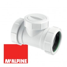 Обратный клапан McALPINE Z2850-NRV для канализации O50мм
